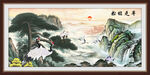 松鶴延年國(guó)畫