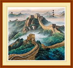 萬里長城山水畫