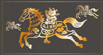 金色馬福娃 馬年造型