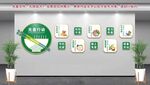 食堂文化墻標語
