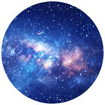 圓形宇宙星空背景