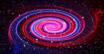 絢麗星系旋渦宇宙星空