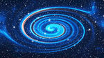 藍(lán)色星空?qǐng)D