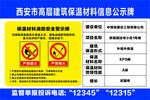 保溫材料消防安全警示牌