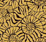 金色花卉圖案紋理背景