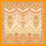 復(fù)古風(fēng)幾何花紋絲巾方巾設(shè)計