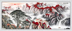 國(guó)畫鴻運(yùn)當(dāng)頭