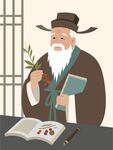 古代中醫(yī)場景插畫