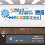 電子閱覽室文化墻