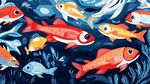 暢游海底的多彩魚兒