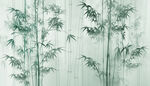 水墨竹林