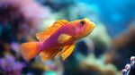 多彩海魚暢游夢幻海底世界