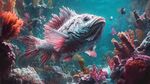 深海中的絢麗魚與珊瑚