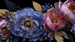 夢幻花卉裝飾藝術作品