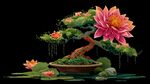 夢(mèng)幻蓮花盆景藝術(shù)景觀