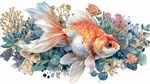 夢幻金魚暢游花草海底世界