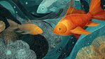 暢游海底的多彩金魚世界