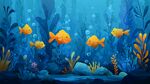 海底游魚的夢幻珊瑚世界