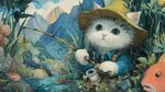 戴帽小貓的奇幻釣魚之旅