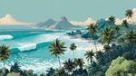 熱帶海濱風(fēng)光美麗景致