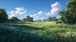夏日綠野風光