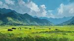 草原牧場(chǎng)景色
