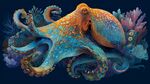 夢幻章魚的海底絢麗世界