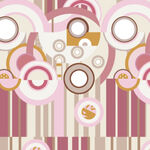 夢幻粉紫幾何圖案背景