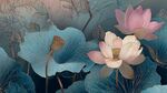 古風(fēng)荷花圖