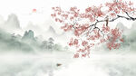 意境山水電視背景墻