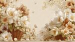 復(fù)古風(fēng)花卉裝點的夢幻場景