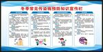 冬季傳染病預防知識宣傳欄