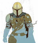 曼達(dá)洛人形象插畫(huà)