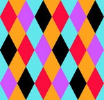 多彩菱形幾何圖案背景