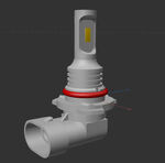 汽車LED大燈燈泡模型