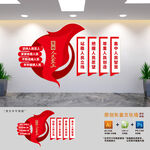 堅(jiān)持人民至上文化墻