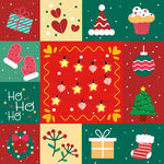 圣誕節(jié)包裝插畫