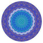 圓形民族花紋圖案