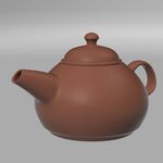 紫砂壺茶壺3D立體C4D設(shè)計(jì)