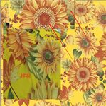 向日葵抽象藝術(shù)畫作