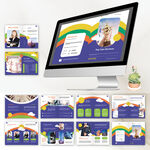 多彩兒童主題畫(huà)冊(cè)indd模板