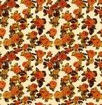 秋季花卉圖案織物紋理