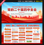 二十屆四中全會展板