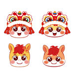 可愛動物頭飾卡通形象