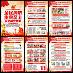 2025年全國(guó)消防日展板