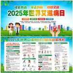 世界艾滋病日宣傳欄