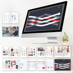 圖書畫冊indesign模板