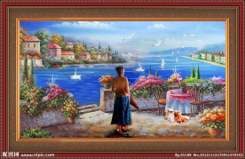 油畫 地中海油畫