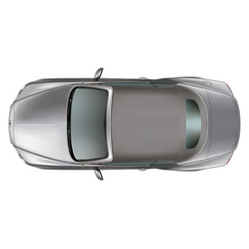 AI汽车轿车车位贴纸矢量图