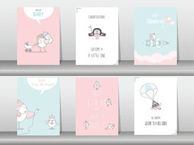 可爱小鸟卡通装饰画设计